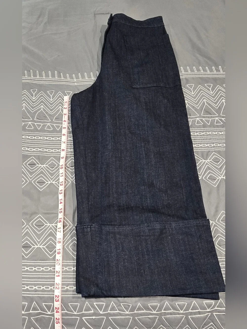 Kate Spade High Waisted Wide Leg Cropped Jeans Size 15/32